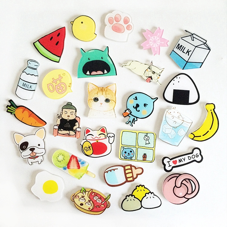 Ghim cài áo thiết kế hoạt hình Nhật Bản dễ thương xinh xắn