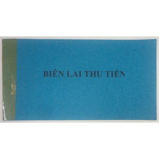 Biên lai thu tiền thường