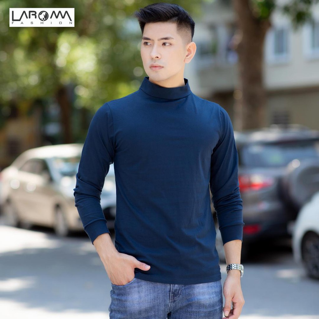 Áo giữ nhiệt nam cổ cao Laroma | Giữ ấm - Siêu đàn hồi - Khử mùi