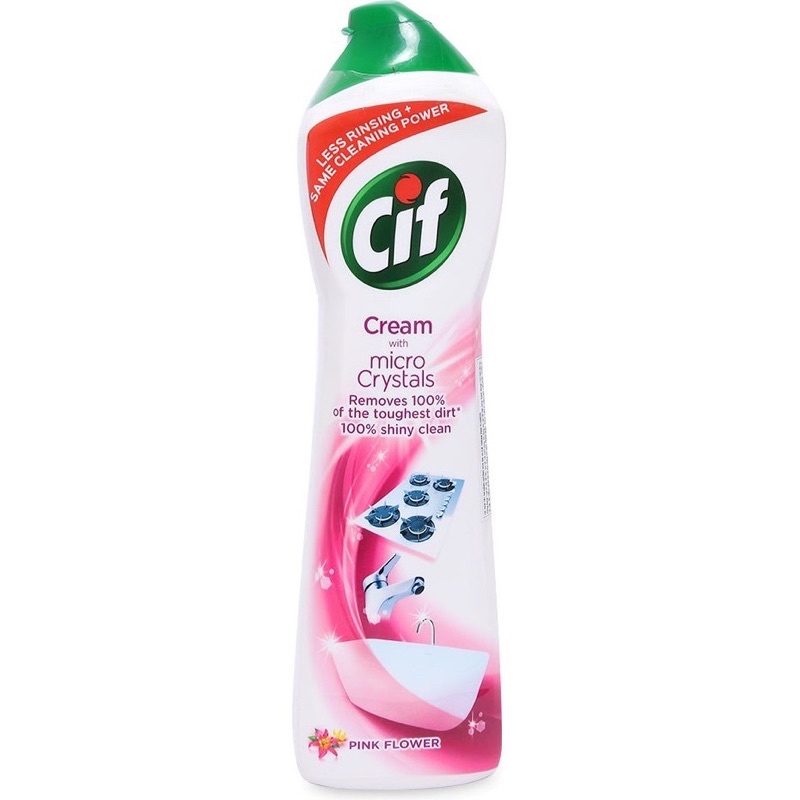 Kem Tẩy Đa Năng Cif Hương Chanh & Hương Hoa 500ml