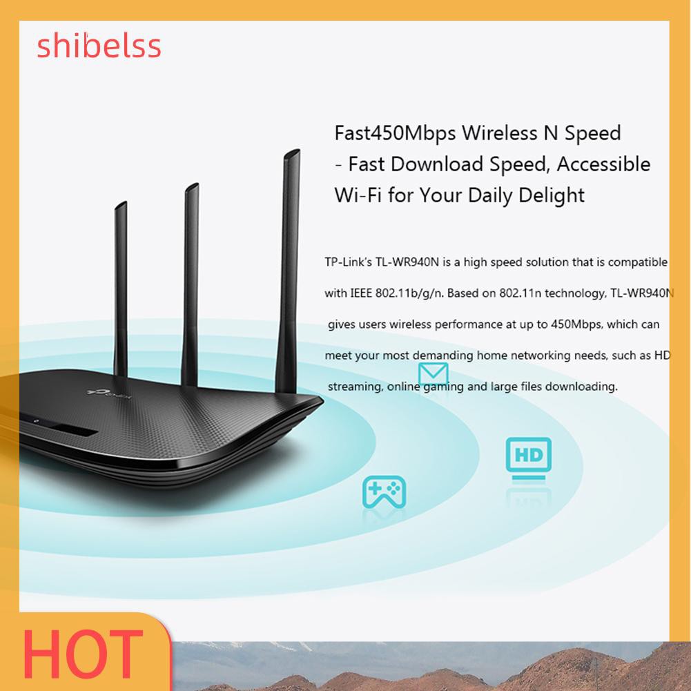 Bộ Phát Wifi Shibelsss Tp-Link Tl-Wr940N 450mbps 2.4ghz