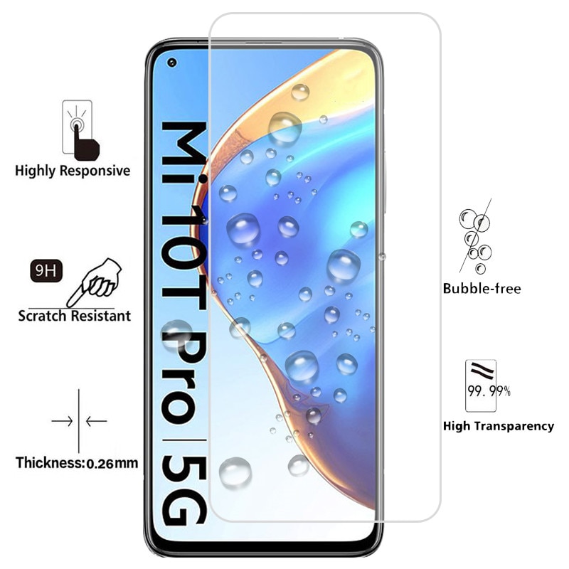 Miếng Dán Kính Cường Lực Cho Xiaomi Mi 10T Pro, Dán Màn Hình Xiaomi, Bảo Vệ Màn Hình, Tránh Các Vết Xước Cho Màn Hình