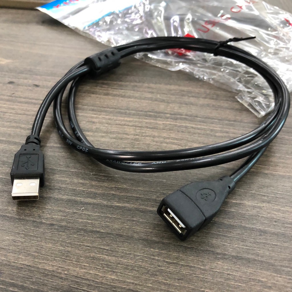 Cáp USB nối dài 1M5 đen chống nhiễu-DC285 | BigBuy360 - bigbuy360.vn