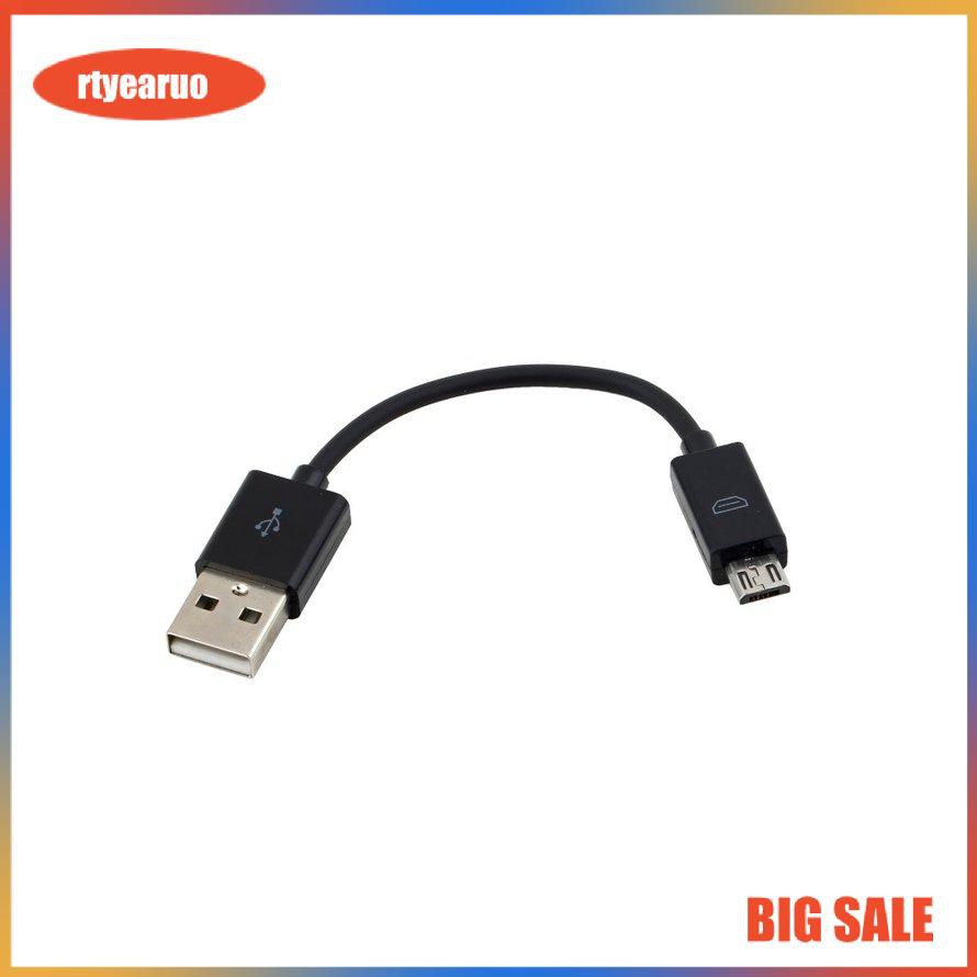 Cáp sạc đồng bộ dữ liệu USB 2.0 A - Micro B cho điện thoại di động PC Laptop 10CM