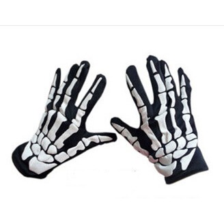 Bộ hóa trang Halloween hình khung xương kèm mặt nạ, có móng vuốt hoặc tay xương