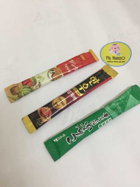 Set 5 thanh hạt nêm Nhật cho bé