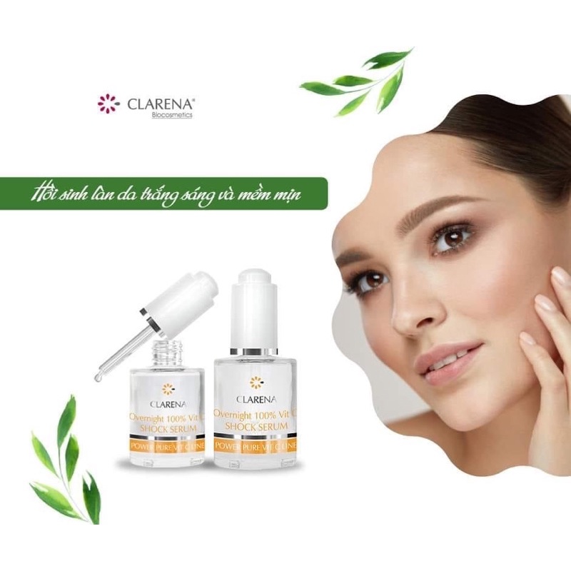 Serum C Shock Clarena Làm Trắng Căng Bóng Chống Lão Hoá