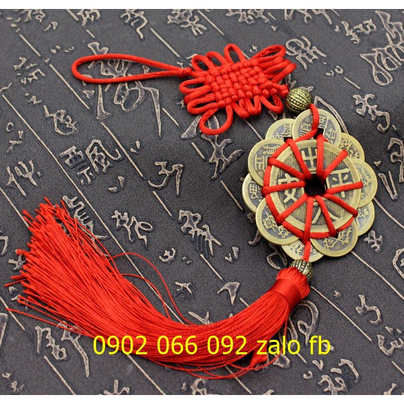 Dây treo phong thủy hoa mai kim tiền