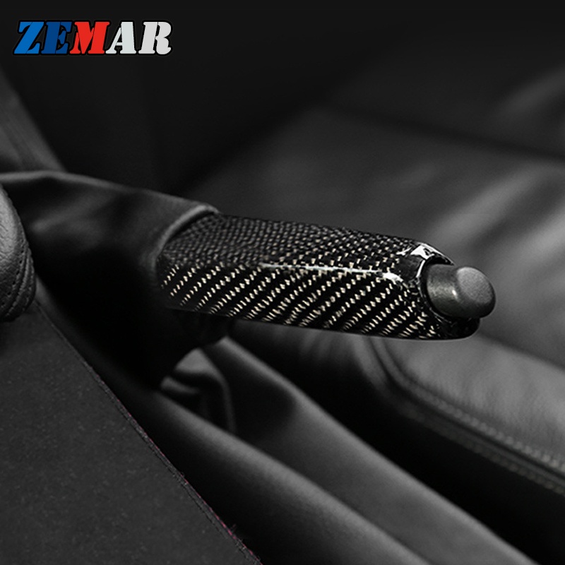 Viền Bọc Phanh Tay Bằng Sợi Carbon Cho Xe Hơi BMW E90 E92 E60 E46 E39 F30 F34 F10 F20 F21 F11 F31 E91 E93