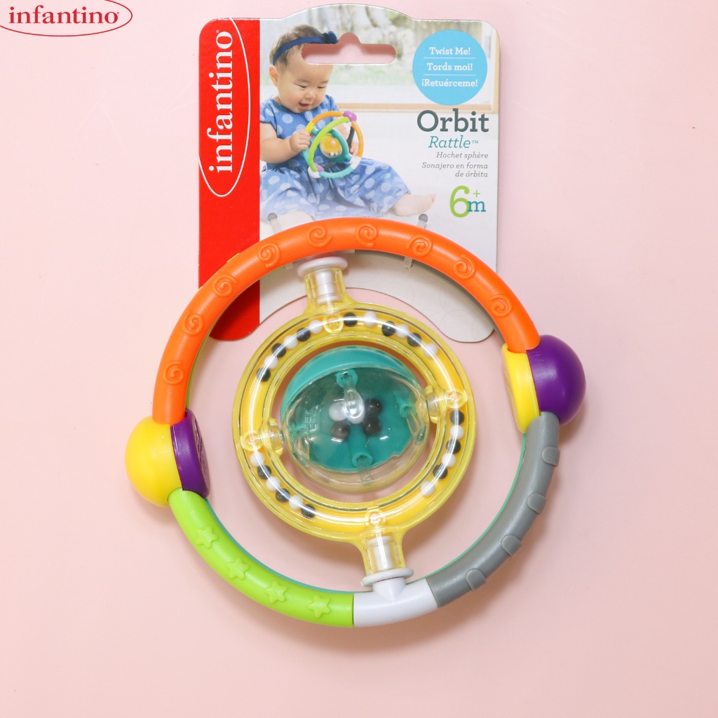 Gặm Nướu Hình Cầu Orbit Rattle INFANTINO - Đồ Chơi Dành Cho Bé Giúp Phát Triển Trí Tuệ Toàn Diện