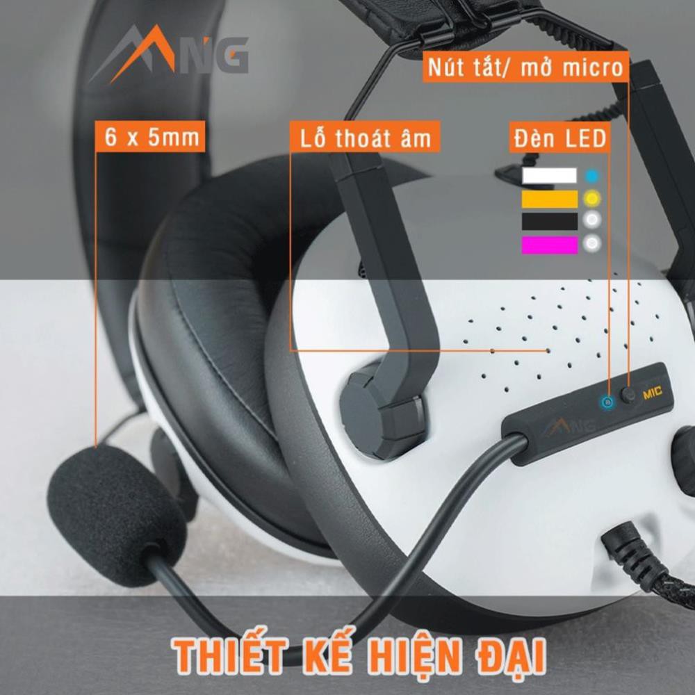 Tai nghe Gaming E-DRA EH492 - Kiểu Tai nghe phi công - Âm thanh siêu sống động - Chính hãng - Bảo hành 2 năm