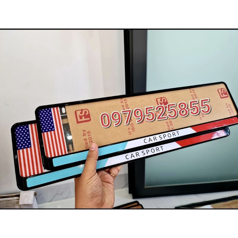 Khung Biển Số Châu Âu nhựa ABS cho tất cả các dòng xe tại VN