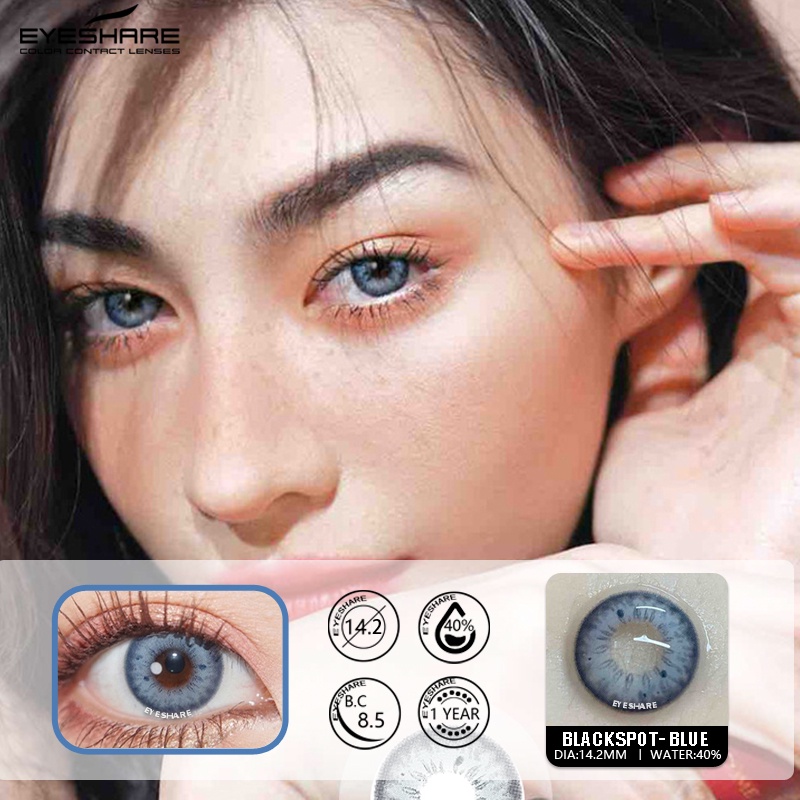 Cặp kính áp tròng EYESHARE dùng trang điểm màu sắc xinh xắn