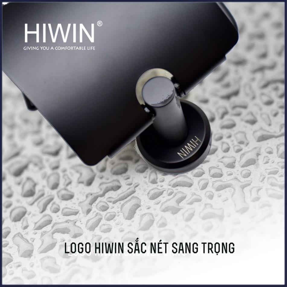 Lô giấy, hộp đựng giấy vệ sinh chất liệu inox 304 mạ đen HIWIN Y-534B