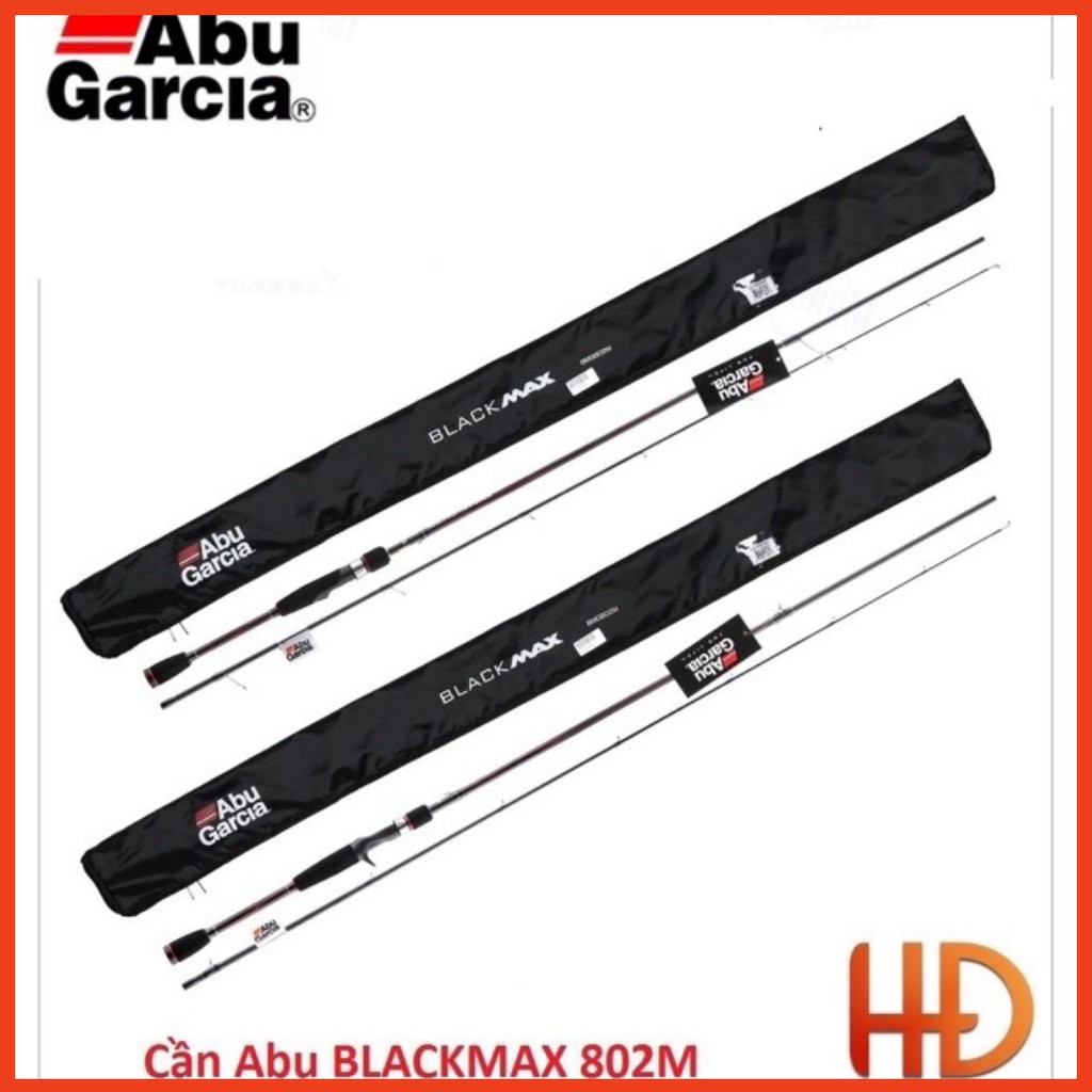 bộ cần câu máy ngang cần dài 2m4 abu black max + máy ngang CD 201 cần ABu Garcia black max cần cực khoẻ y hình .. ( giá
