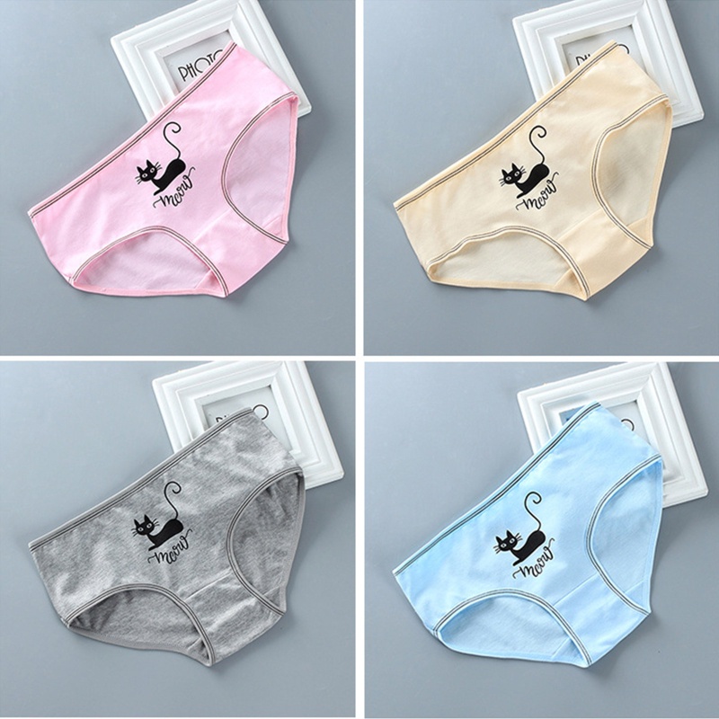 Bộ Đồ Lót 2 Mảnh Áo Ngực Thể Thao In Hình Mèo Đen Dây Bản Rộng Dễ Thương Dành Cho Bạn Gái Tuổi Teen