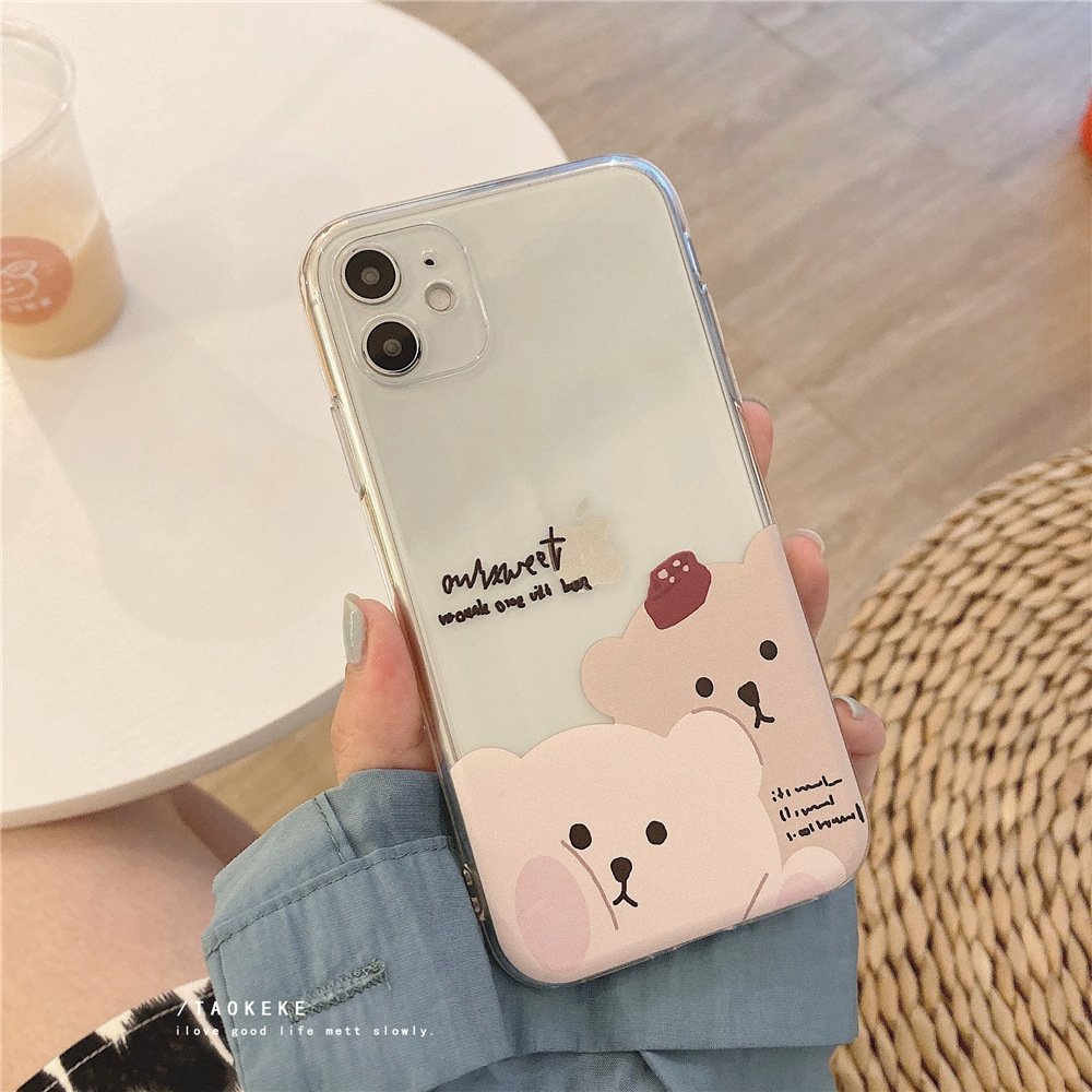 Ốp điện thoại in hình độc đáo cho iphone Lens bear 6/6plus/6s/6s plus/6/7/7plus/8/8plus/x/xs/xs max/11/11 pro/11 promax/12pro/12promax/12mini/12