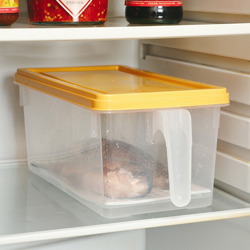 Hộp nhựa trong suốt đựng thực phẩm để tủ lạnh tiện lợi