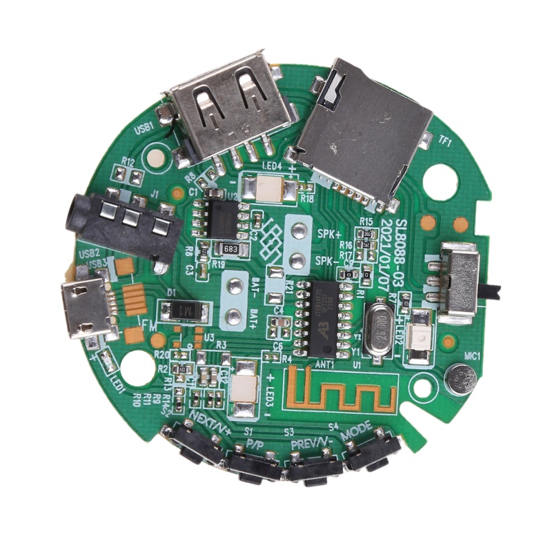 Bảng Mạch Khuếch Đại Âm Thanh Bluetooth 5.0 3.7-5V Cho Loa Xe Hơi