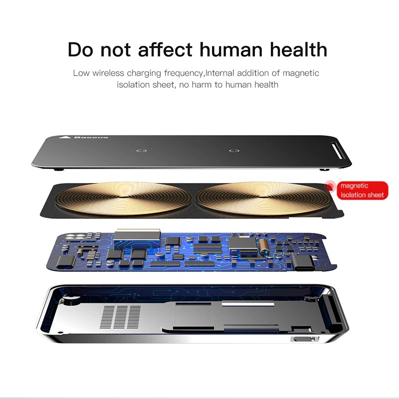 Đế sạc không dây đa năng Baseus cho iPhone / Samsung