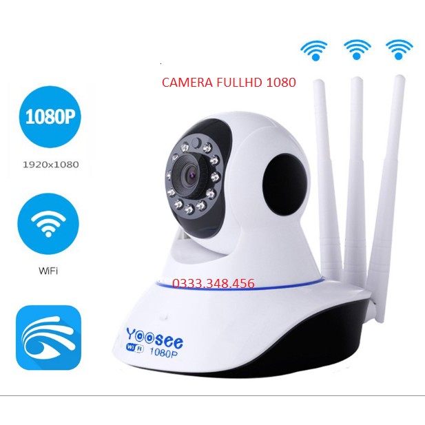 Camera IP YooSee 3 Anten FHD1080P - 2.0mpx (bảo hành 12 tháng)