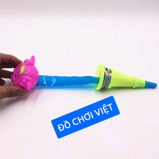 Kèn thú hình cây kem đồ chơi nhiều mầu