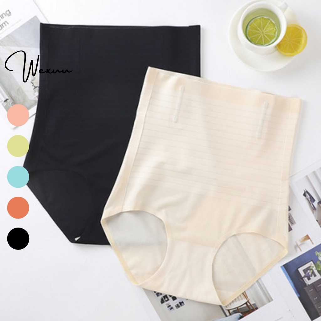 Quần lót nữ Wexuu Design cạp cao hỗ trợ gen nịt bụng thon gọn tôn dáng gợi cảm, chất liệu Su mềm mại mát lạnh - GB07
