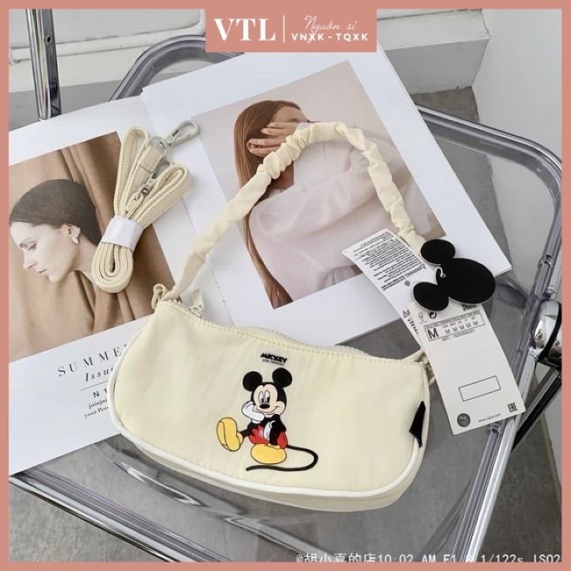 TÚI KẸP NÁCH QUAI XOĂN MICKEY XUẤT