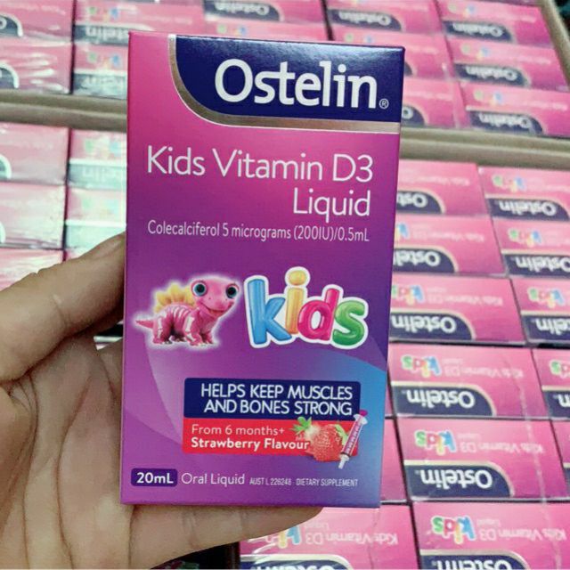 Ostelin D Kids - Vitamin D ostelin cho trẻ từ 6 tháng