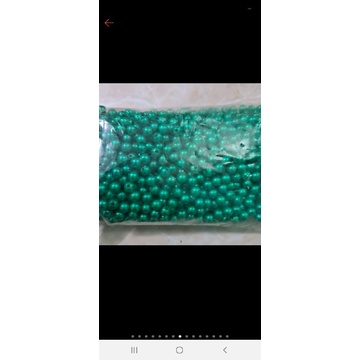Hạt nhựa  trai 100g,hạt cườm,hạt bẹt tròn 8li trang trí ,handmade, xâu vòng