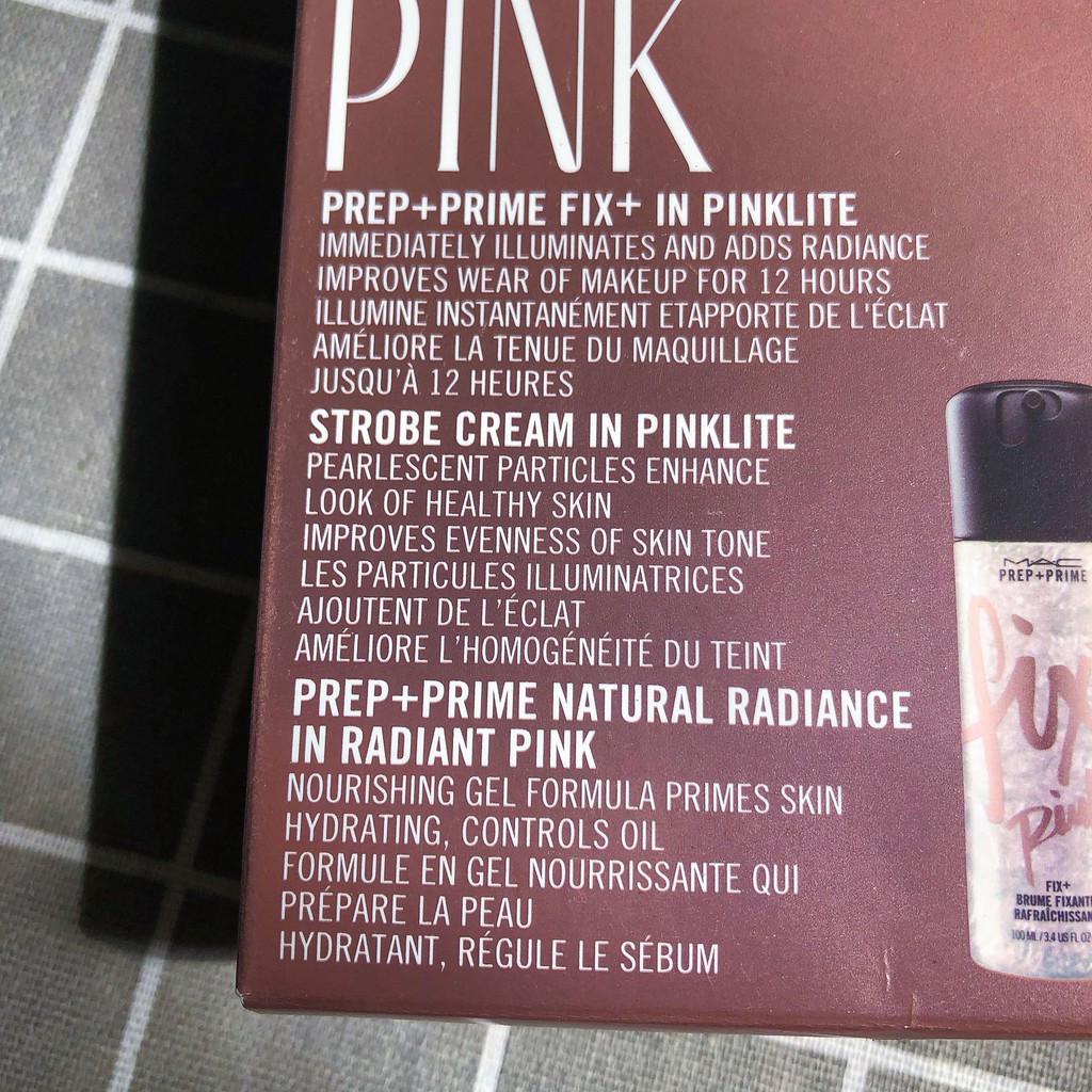 (Chính hãng) Set kem lót + xịt cố định nền MAC Hyper Real Prep Set Pink - 3 món - EDC | BigBuy360 - bigbuy360.vn