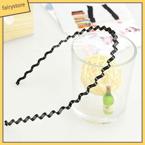 Băng Đô Cài Tóc Đen Gợn Sóng Thời Trang Cho Nam Nữ