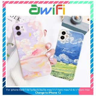[ Xả ] Ốp lưng iphone viền nổi bóng phong cảnh 6/6plus/6s/6splus/7/7plus/8/8plus/x/xr/xs/11/12/pro/max/plus/promax - Awi