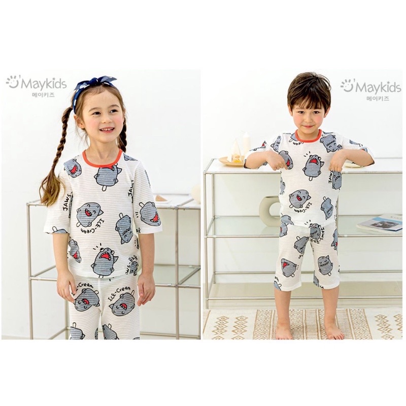 Bộ Maykids hoạ tiết ice-cream