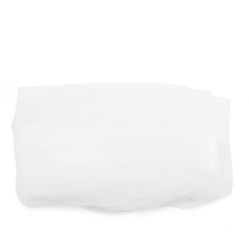 Mạng Che Mặt Vải Tuyn Dài 118 &quot;Dùng Trang Trí Cô Dâu Edge