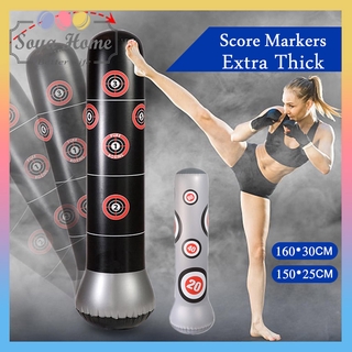 1.5M Tặng kèm bơm bao cát bao trụ đấm bốc boxing bơm hơi Tự Cân Bằng LẬT ĐẬT BƠM HƠI cho Võ thuật tập đấm bốc