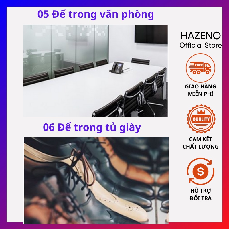 [Thơm Nhà] Túi Thơm Với Hương Thơm Tự Nhiên Khử Mùi Treo Phòng Ngủ Tủ Quần Áo Xe Ô Tô Văn Phòng Tủ Giày HAZENO ZN012
