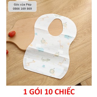 (VIDEO) yếm giấy chống thấm cho bé thuận tiện đi chơi đi du lịch