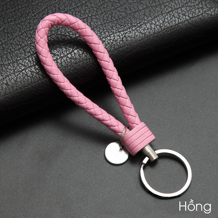 Móc Khóa Dây Xỏ Ngón Tay Màu Trơn