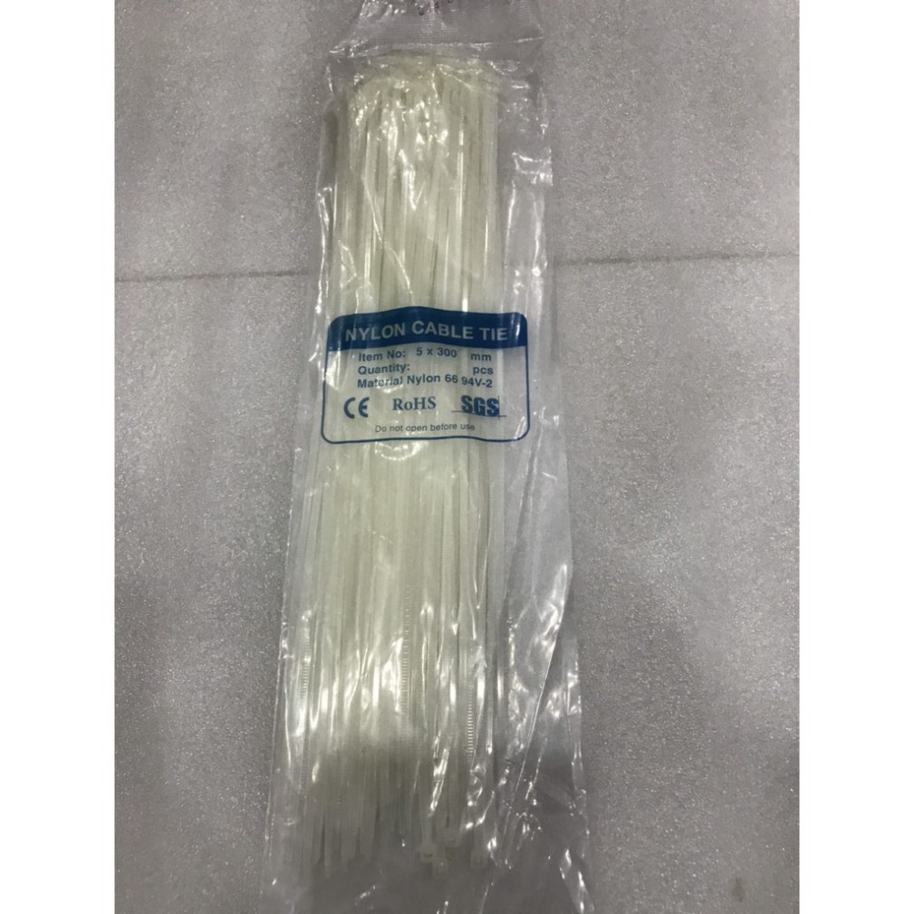 100 Sơi Dây Cáp Rút Nhựa, Dây Thít Đủ Size 10cm ,15cm, 20cm, 25cm, 30cm, 40cm
