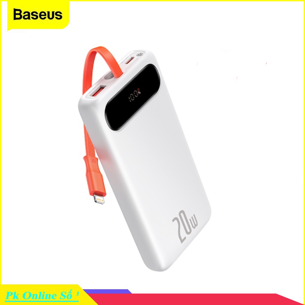 Pin sạc dự phòng ngoài Baseus 22.5W 20000mAh PD 20W 10000mAh cho iPhone 13 Pro Max Xiaomi