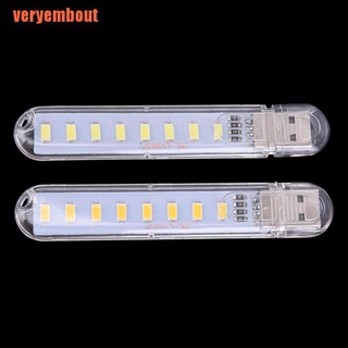Đèn Led Usb Mini 5v 8 Bóng Tiện Dụng