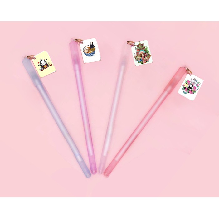 Bút vô diện sổ treo BST10 bút gel viết cute thần tượng hoạt hình