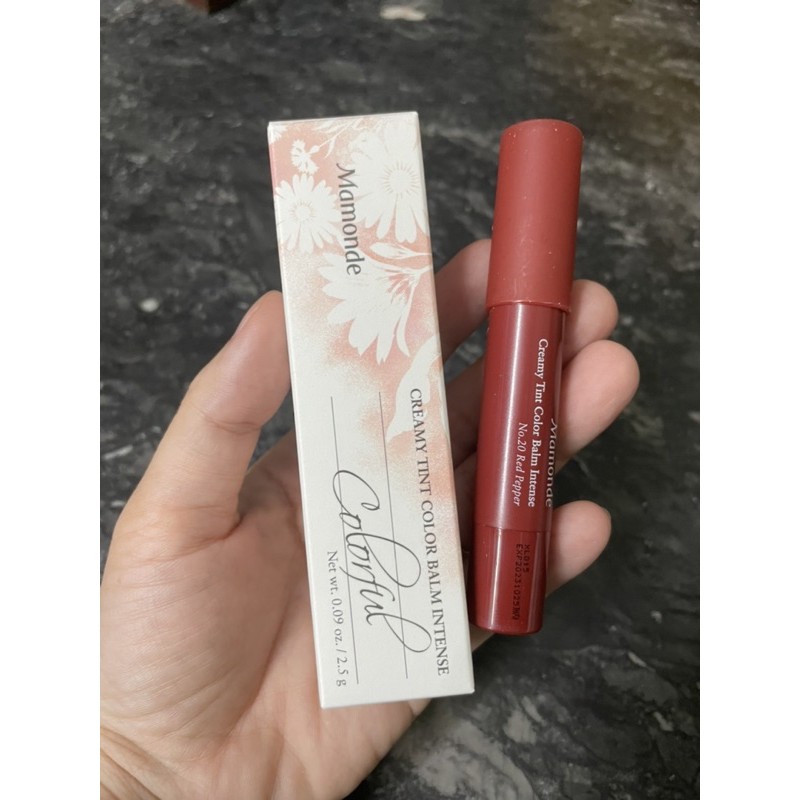 Son mamonde creamy tint color balm intense màu 20, 23