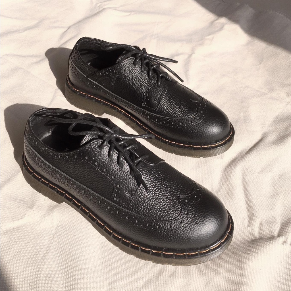 Giày buộc dây Oxford Shamong vintage made in Vietnam bảo hành 1 năm mã 511