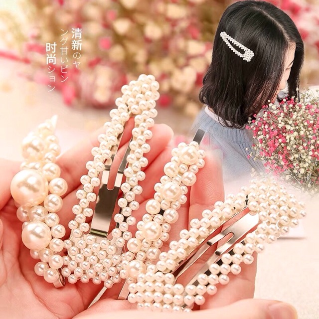 Set 4 kẹp tóc hàn quốc xinh xắn