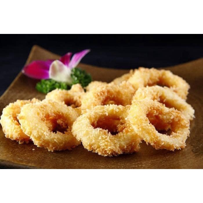 Mực tẩm bột chiên xù 300gr 12 khoanh (giao hỏa tốc tphcm)
