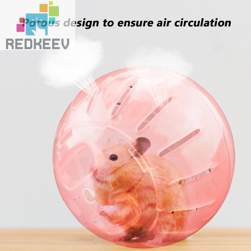 Bóng lăn nhựa 12cm dùng chạy vận động dành cho chuột hamster