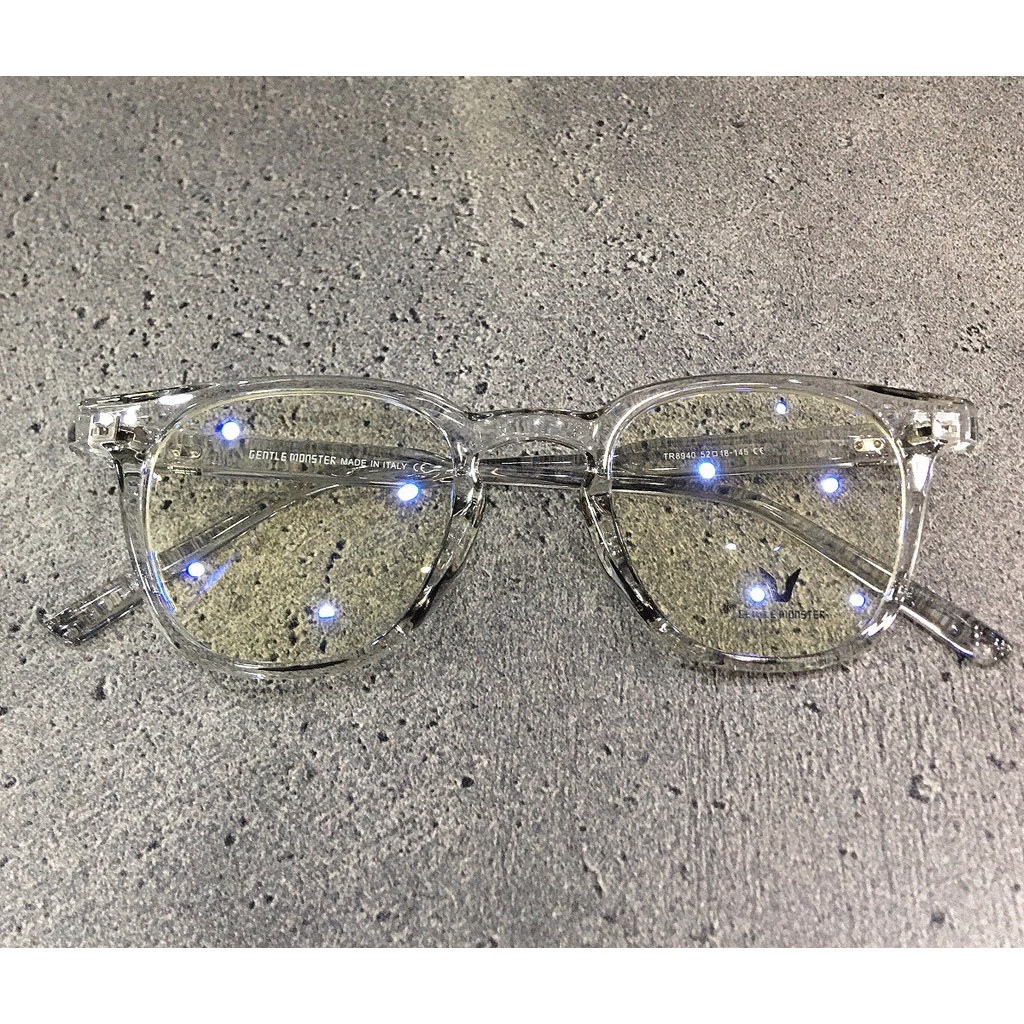 Gọng Kính Gen.tle 3 Màu Hot Trend Nhựa Cứng Cao Cấp Unisex