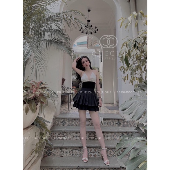 Sandal DG logo Super 9p 2 màu đen & trắng Fullbox bill túi